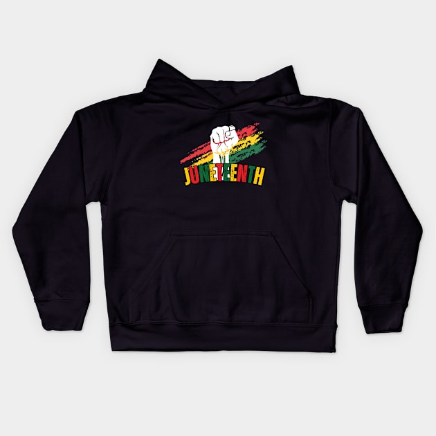 Juneteenth V1 Kids Hoodie by EyesArt